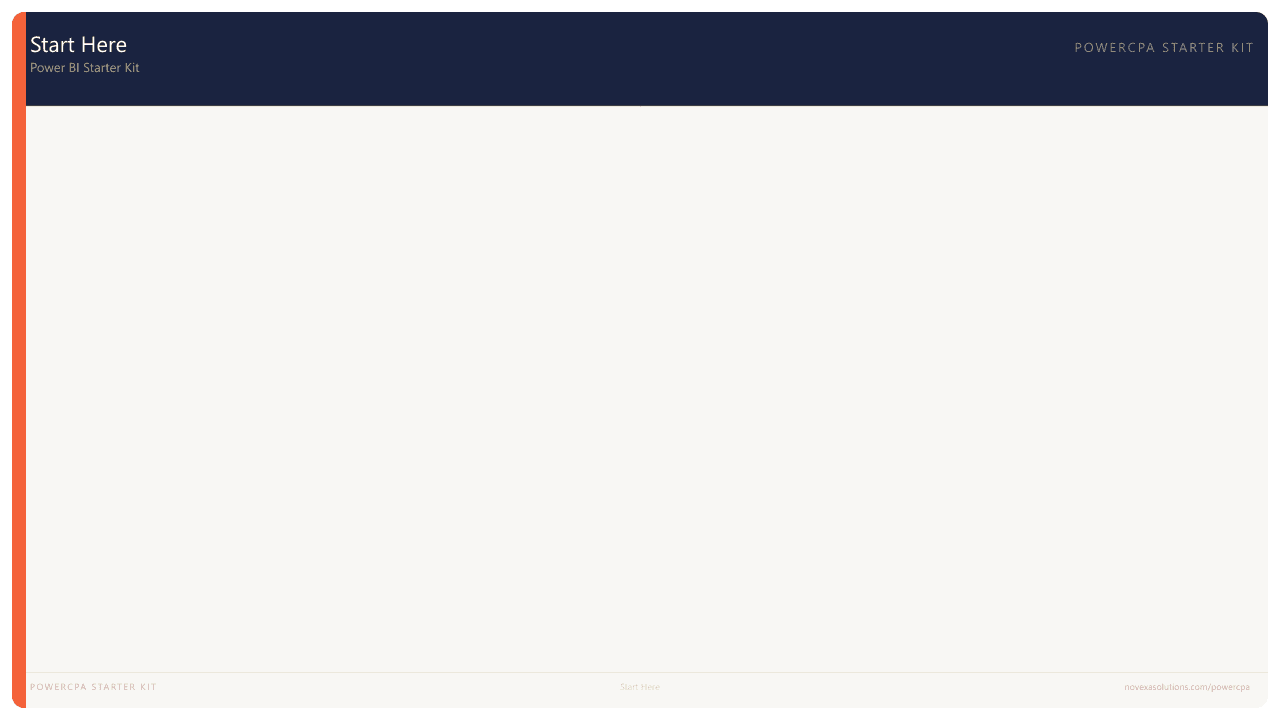 PowerCPA Blueprint - Start Here tab preview